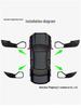 Carbon Fiber Door Anti-Kick Pad for 2021-2023 Honda Civic (11th Gen)