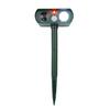 Tuinbeschermer, ultrasone dierenverjager met bewegingsdetectie, knipperende LED-lampen op zonne-energie, constructie