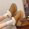 Trendy Fuzzy Womens Warm Slippers With Round Toe Design For Indoor And Outdoor Use In Sizes Multiple