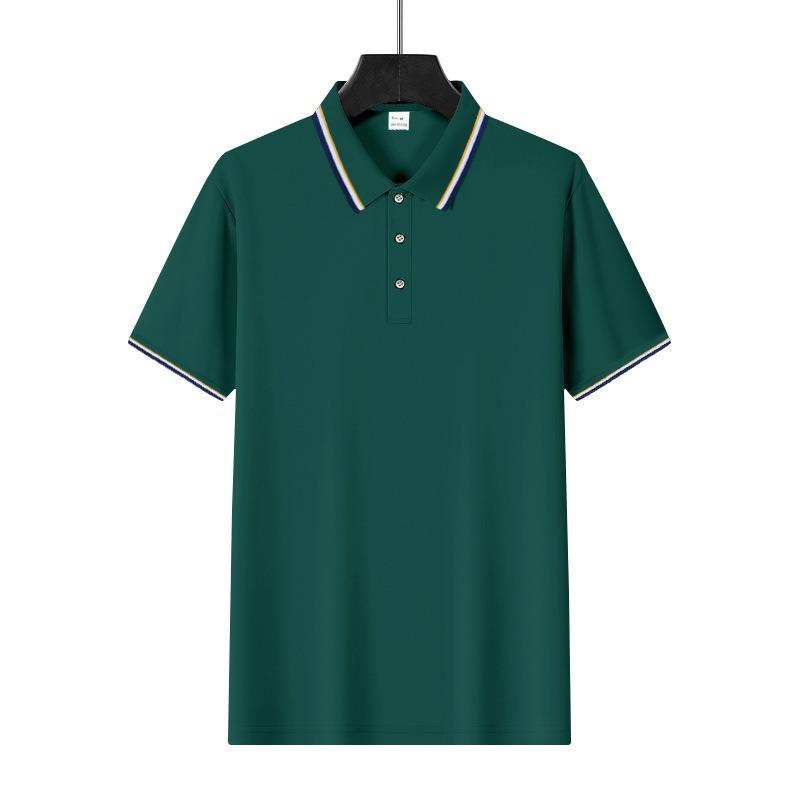 MGHR Men's Fashion Casual Summer Spring Short Sleeve POLO Neck Blouses & Shirts