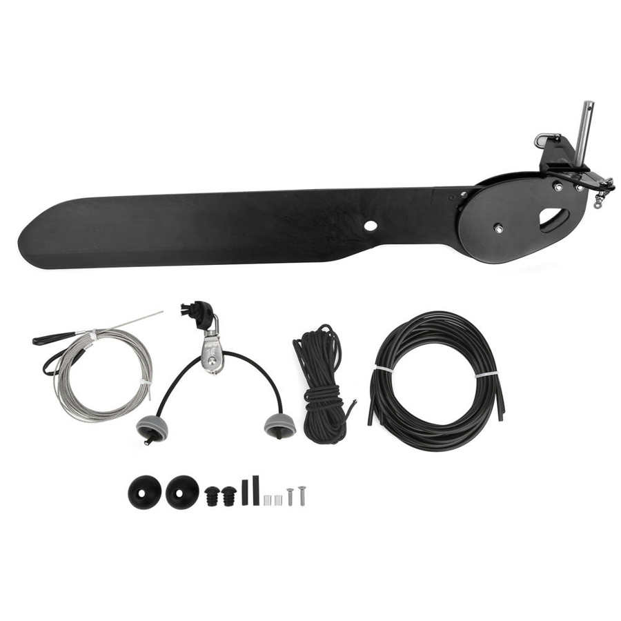 Kayak Boat Tail Rudder Direction Control Fishing Boat Canoe Tail Kayak Steering System Clip Buckle Canoeing Boat Accessories