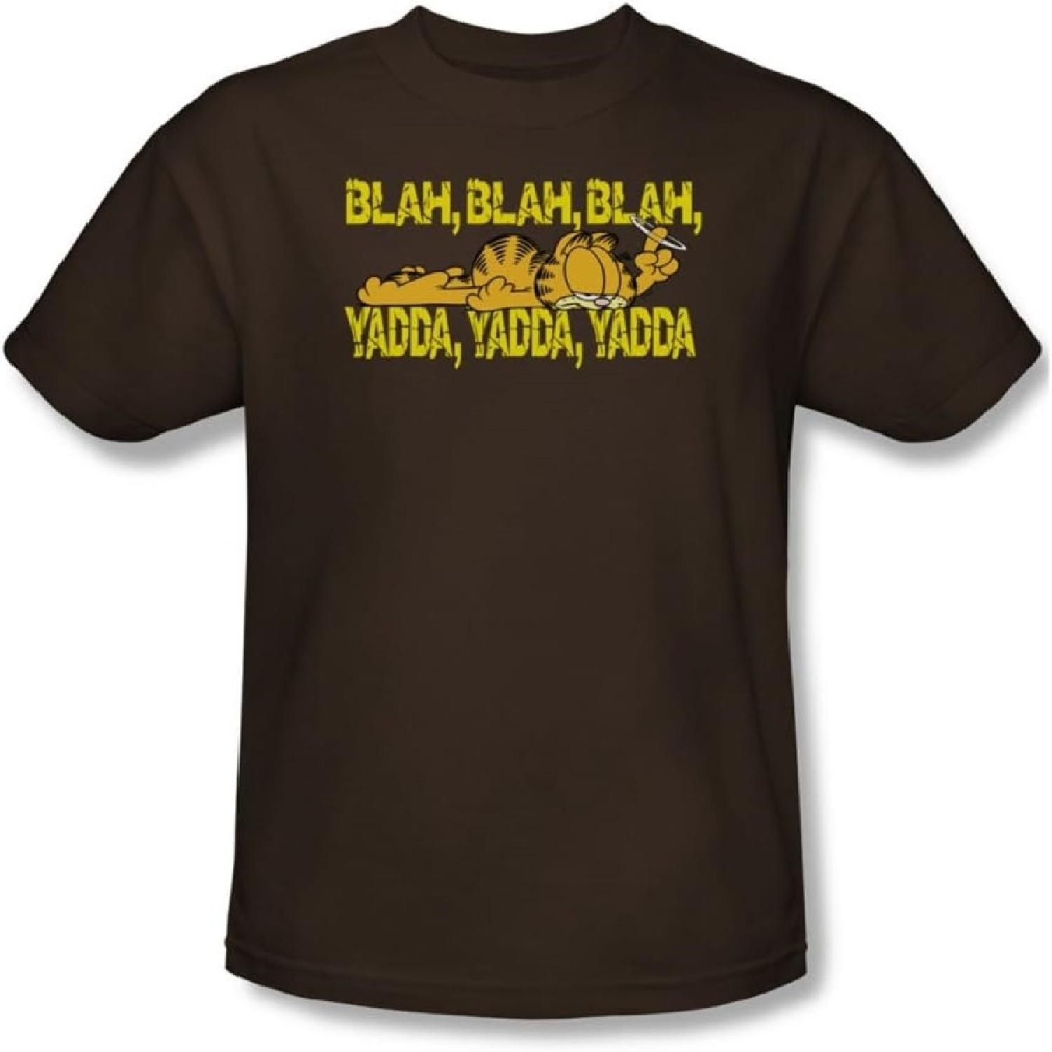Garfield Blah, Blah, Blah Adult T-Shirt in Kelly Green S