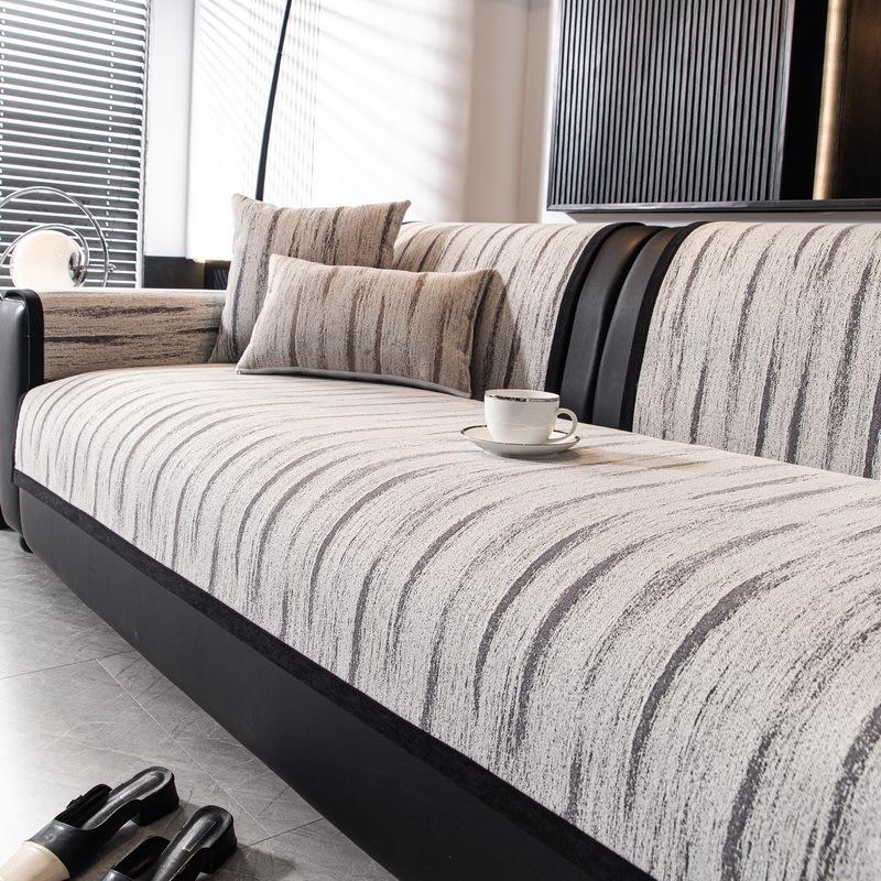 Chenille Sofa Cover Nordic Style L shaped Corner Couch towel Non-Slip Four Seasons Universal Sofa Cushion Mat for Living Room