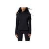 Saucony Solid Color Casual Fashion Versatile Long Sleeve Jacket Women jackets Black SC1239311AL-BK01