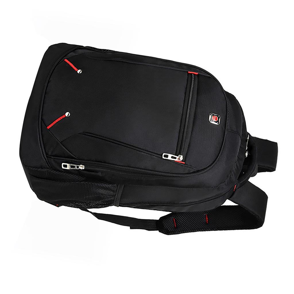Men Backpack Breathable Adjustable Fashionable Travel Backpack with Side Pockets for Leisure Business Backpack Free Size