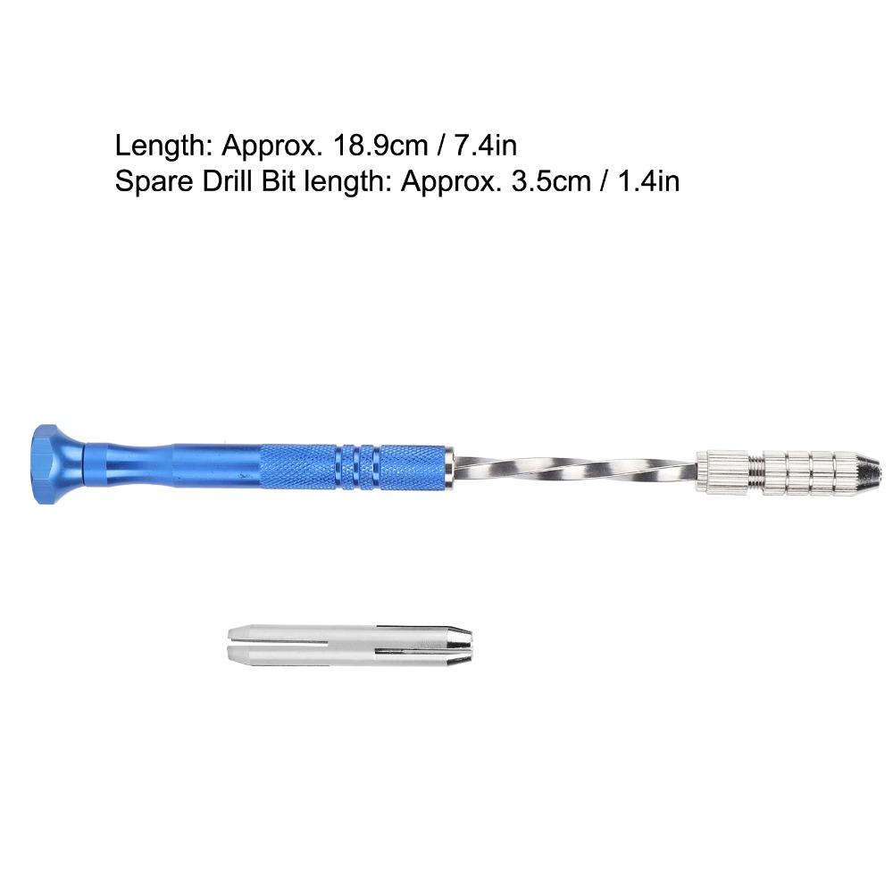 Precision Chuck Twist Drill Vise Miniature Size Watch Repair Hand Drill Jewelry Processing