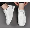 Fashion Summer Fashion Hollow Platform Men's Sneakers Designer Soft Sole Casual Man Board Shoes Fashion Lightweight Leather Male Shoes