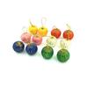 12-Piece Christmas Tree Ornament Set: 3cm Colorful Winding Balls