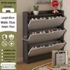 Zapatero Ultra Fino con Tapa abatible: Almacenamiento de Madera Moderno y Espacioso para Entrada o Balcón