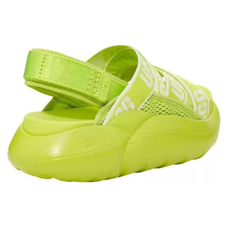 UGG La Yun Series Leather Versatile Comfortable Beach Sandals Women Sandals Green 1110090-KLM