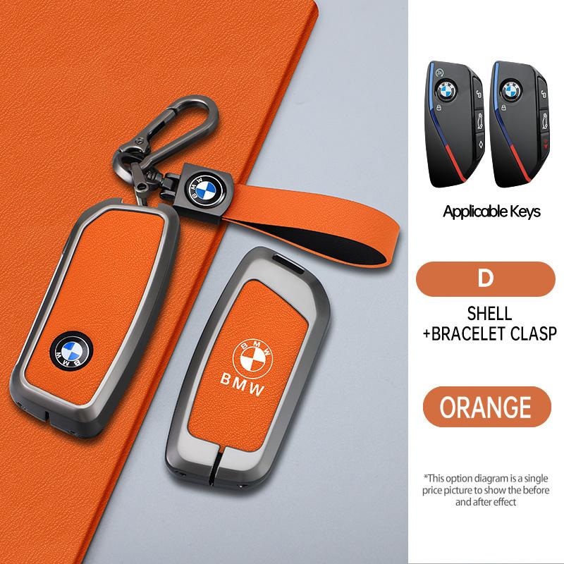 Car Key Case Cover Shell Fob Holder For BMW x1 u11 7 Series 735i 740Li X7 I7 G07 G09 LCI XM IX I20 2024 U06 G81 M3 Accessories PP61