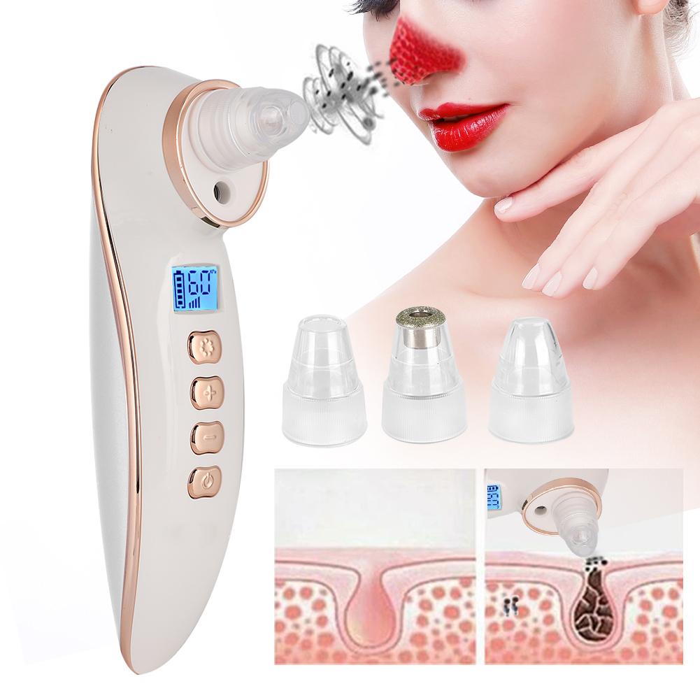 MARSKE Blackhead Removal Machine Electric Face Pore Acne Cleaning MachineWhite