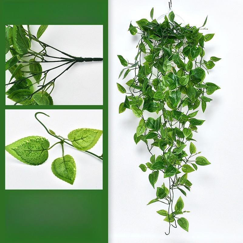 1PC Wand Hängen Pflanzen Künstliche Pflanzen Hängen Pflanzen Zweig Garten Hochzeit Decor