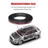 H Type Car Seal Strip For Windshield Reduce Noise Front Windshield Weather Stripping Rubber Flexible Anti UV Sealing Strip 1-2M