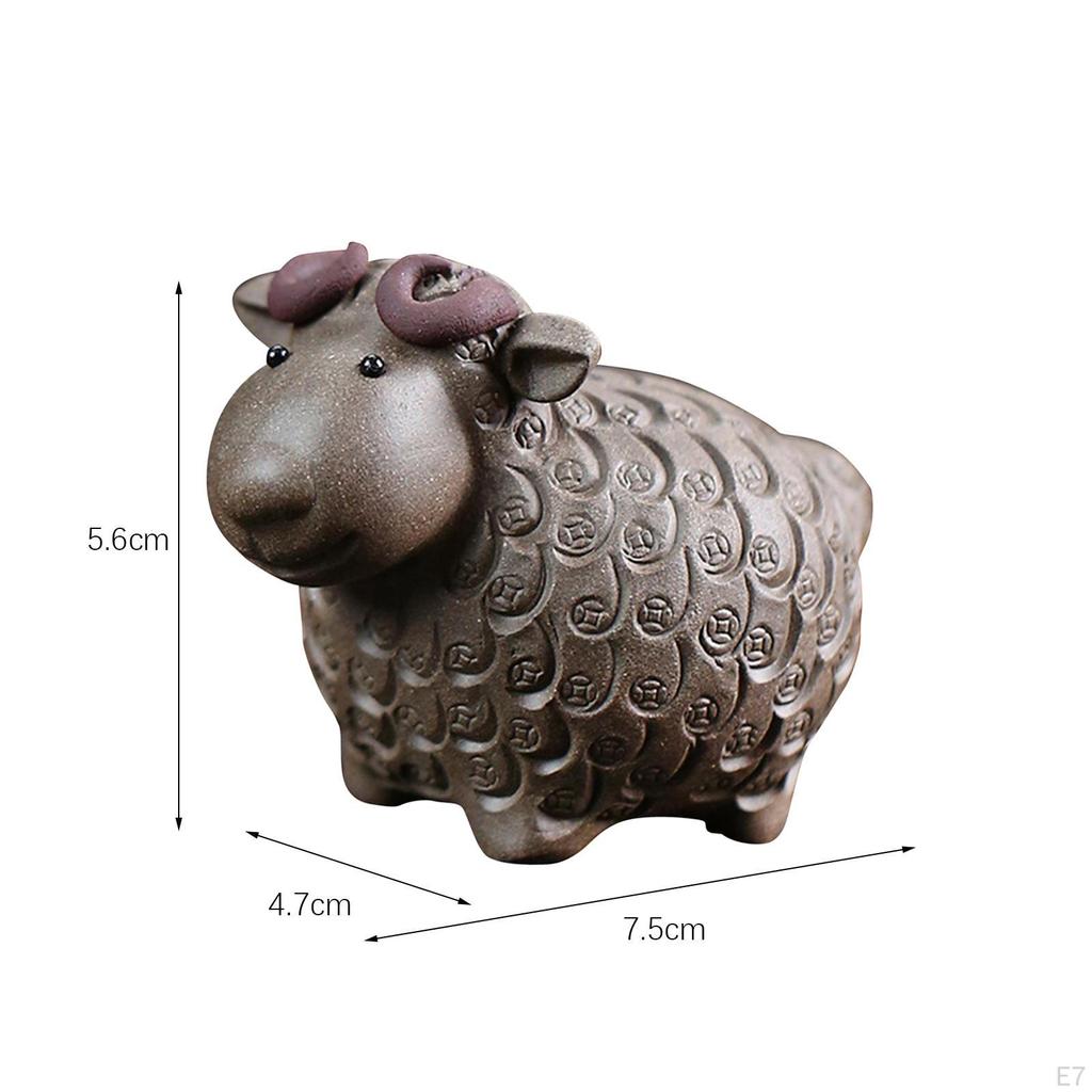 Mini Sheep Figurine: Adorable Home Decor Accent