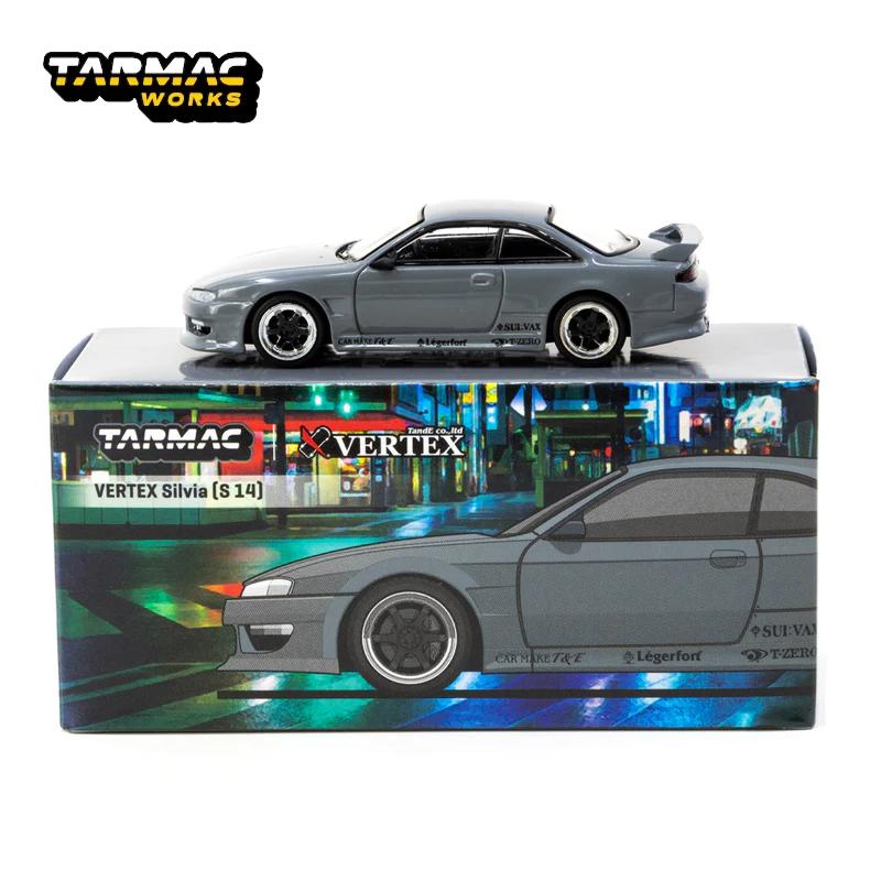 

TW 1:64 VERTEX Silvia S14 Grey alloy car model Chase
