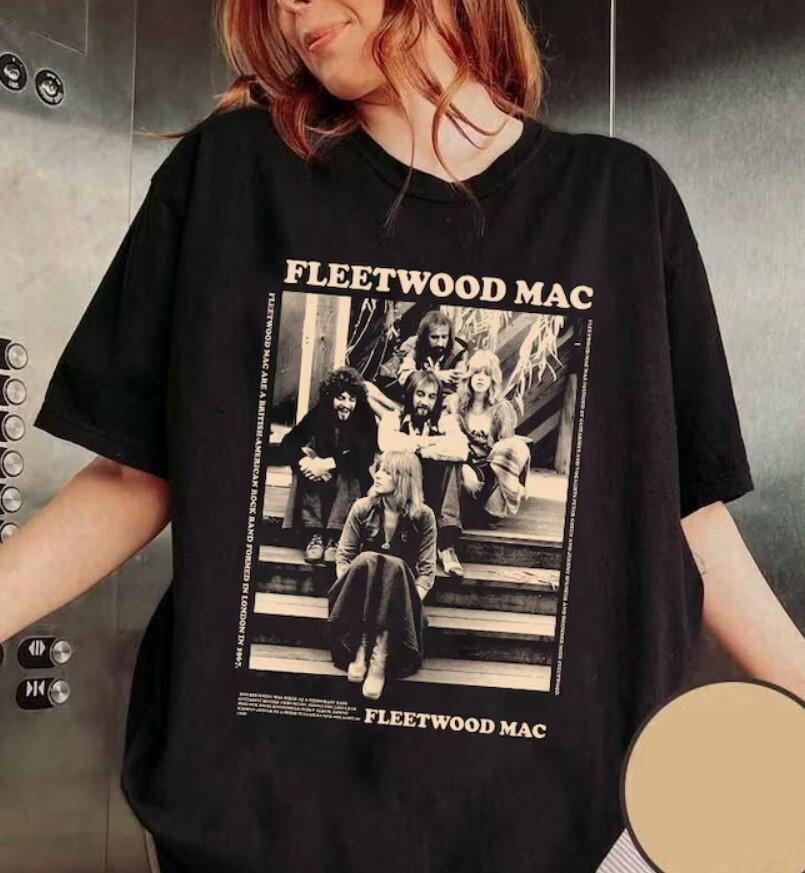 Fleetwood Mac Shirt, 90S Fleetwood Mac Unisex Shirt, Fleetwood Mac Fans Shirt Unisex T-Shirt XL