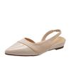 Fashion Hot Selling 2025 New Summer Pointed Toe Women Flats Sandals Fashion Shallow Slip On Singbacks Mules Party Dress Shoes for Ladies