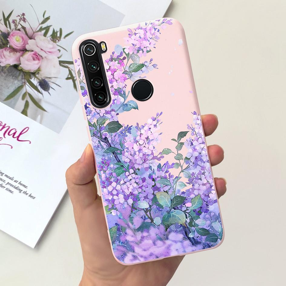 For Phone Cover Xiaomi Redmi Note 8 8T Case Popular Flower Slim Soft Silicone Coque For Xiaomi Redmi Note 8 Pro Note8 8 T Fundas