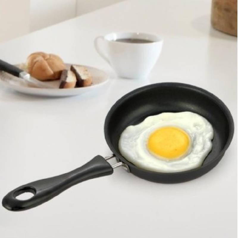 Egg Flat Bottom Nonstick Pan Fried Egg Boiled Food Camp Cooking Multicolor