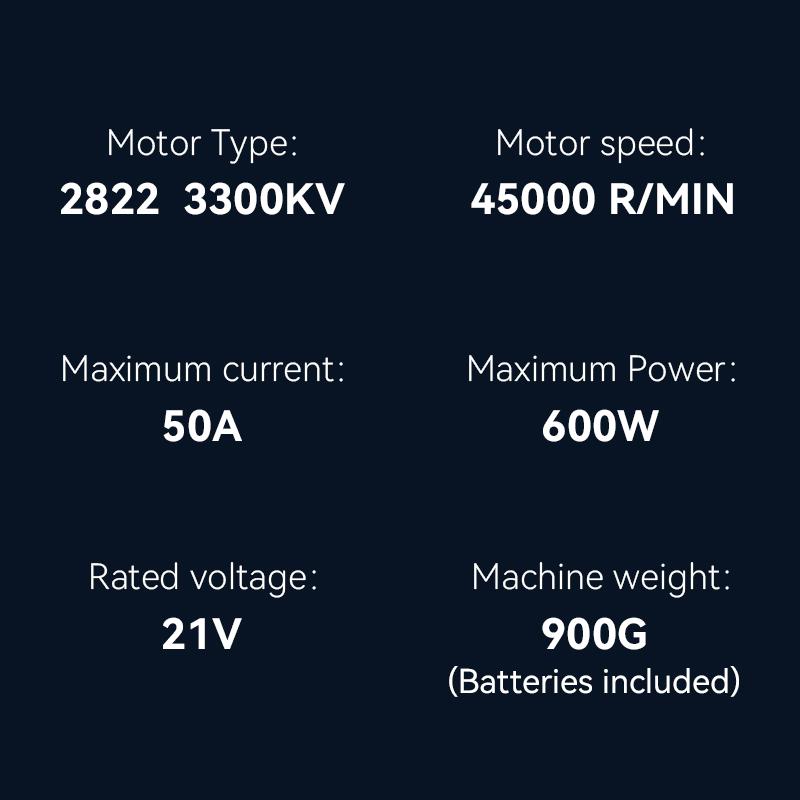 Booster Turbo Fan Blade Blower 45000RPM Infinitely Variable Speed 1200g Strong Thrust Longer Endurance Replaceable Battery High-Power Strong Wind