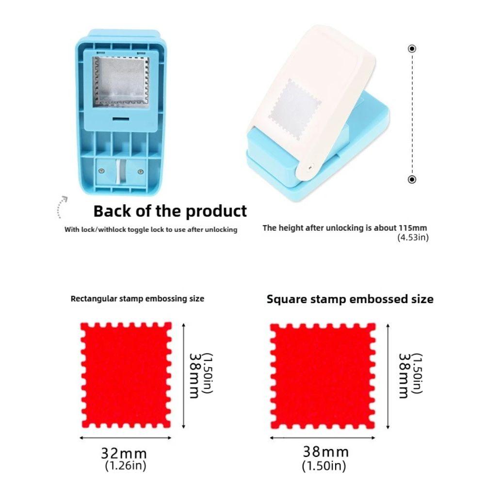 Extra Large Stamp Border Punch Rectangular Stamp Embossing Machine  Paper Cutting