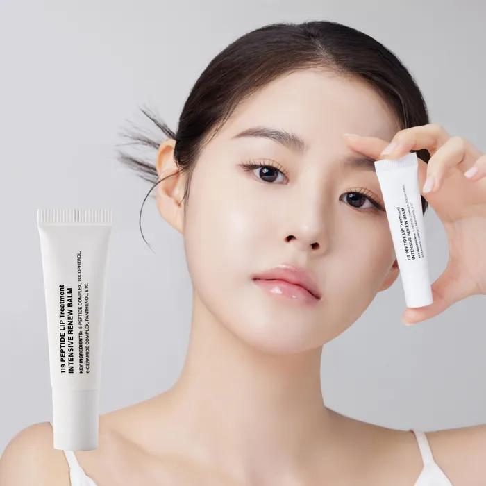 72-Hour Moisturizing, Certified Regenerating Lip Balm for Improving Lip Roughness and Elasticity_119 Peptide Lip Treatment