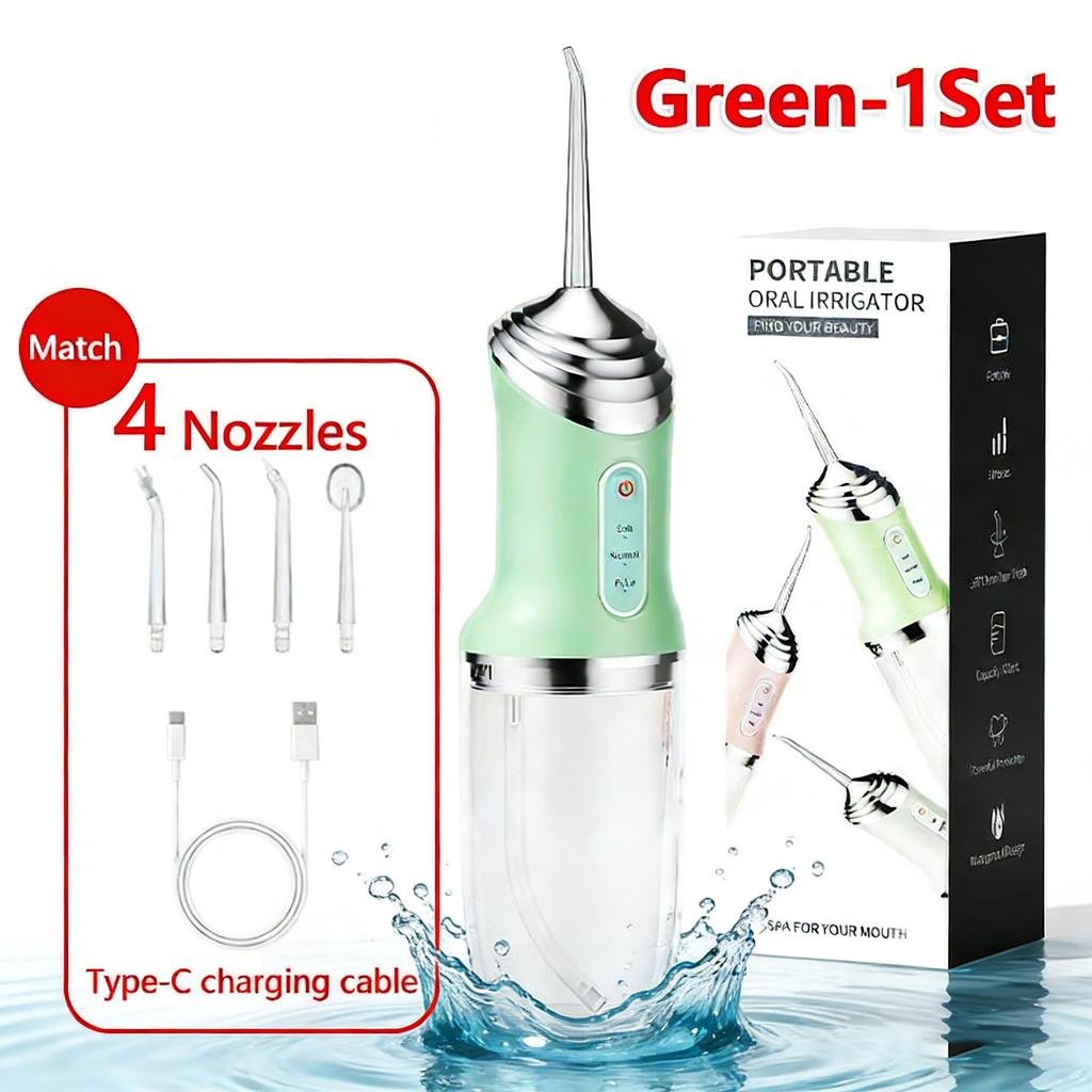 2026 New Portable Water Flosser Oral Irrigator USB Charging Wireless Teeth Cleaner for Home Travel Daily Dental Care
