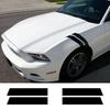 4PCS Car Side Wheel Eyebrow Fender Stripe Stickers Vinyl Decals For Ford Mustang GT S550 Car Body Decoration Decals Accessories