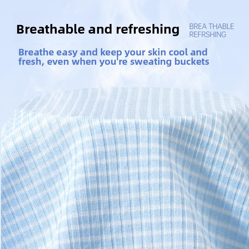Men's Summer 10A Antibacterial Moisture Absorption Breathable Quick Dry Boxer Briefs