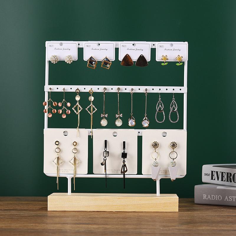 Counter Showcase Props Elegant Jewelry Storage Rack Bracelet Pendant Stand Convenient Earrings Display Stand For Gift For