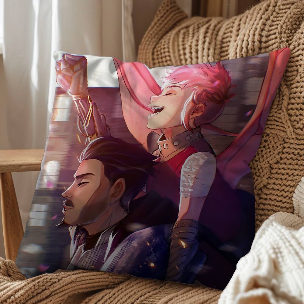 Im Not a Monster Ballister Nimona Cushion Cover Suitable For Sofa Car Bedroom Office Cushions Decorative Pillow Case
