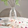 Elegant Lace Embroidery Tablecloth For Dining Table Decoration Polyester Fabric And Easy To Cleaning