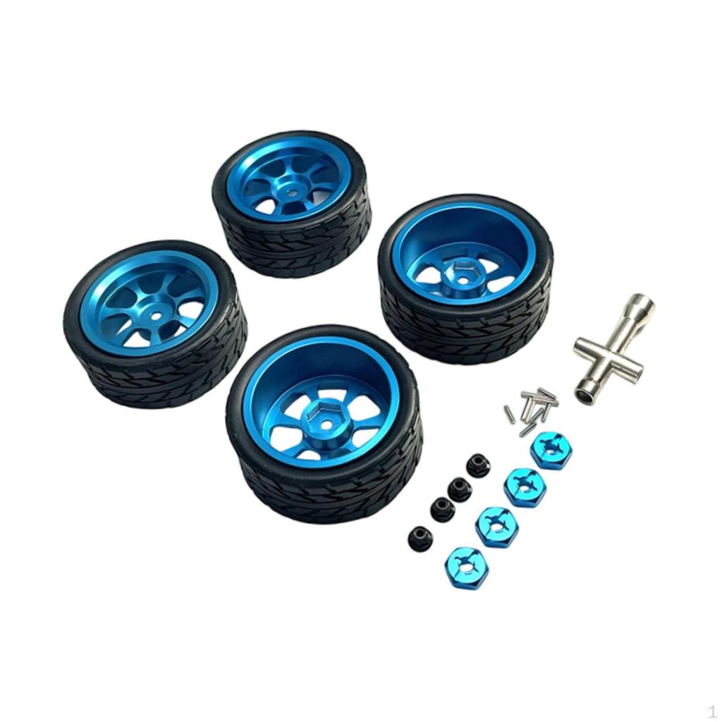 RC Wheels and Tires 12mm Metal Wheel Hub for 144001 1/10 1:14 1:18