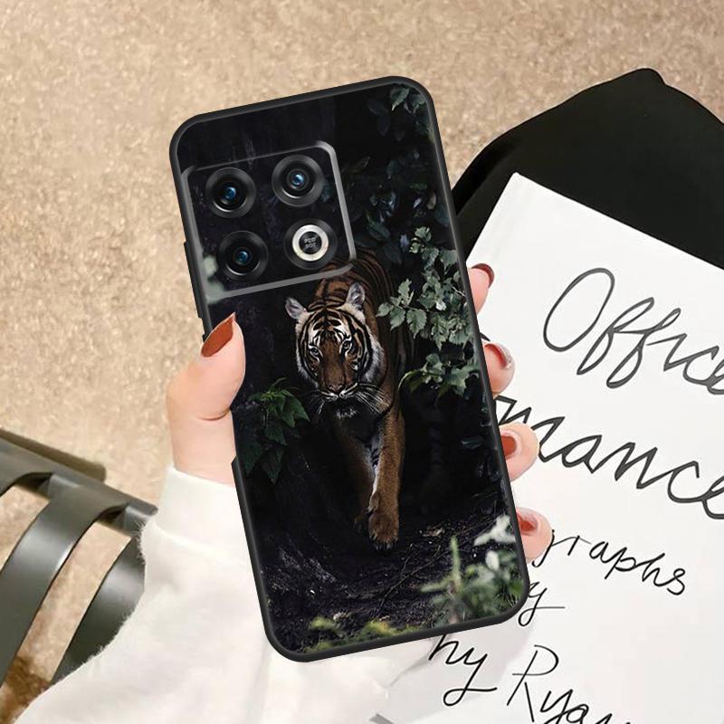 

TIGER черно-белый монохромный Чехол Для OnePlus 15 R 12 12R 13T 13 13R 11 10 Pro 10T 8T Nord 5 CE 2 3 4 Lite N20 N30 Обложка OnePlus 12R