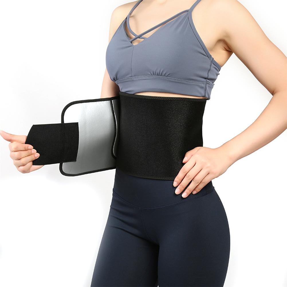 Waist Support Waist Trimmer Belt Unisex Exercise Weight Loss Burn Shaper Gym Fitness Belt with Phone Pouch