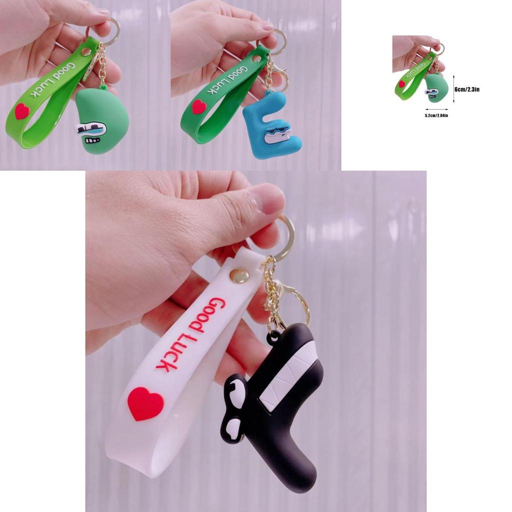 Alphabet Lore Keychain Kids Xmas Gifts Bag Pendant Doll