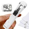 Binder Clip Stapler Portable Document Binding Clamp Dispenser Binder Clip Dispenser for Home School Classroom Desktop Paper
