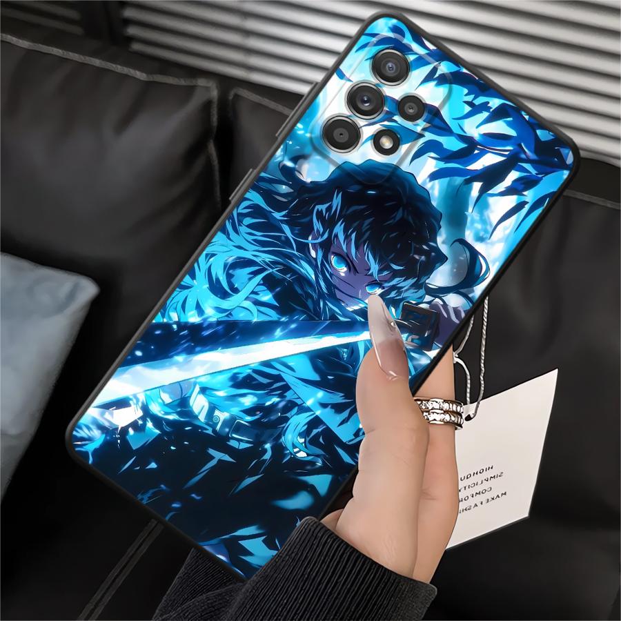 Demons Anime Slayer Case for Samsung Galaxy A01 A02 A06 A03 Note 20 Ultra 9 10 A04 A30 A40 A10 A20 A50 A70 A05 Soft Back Phone