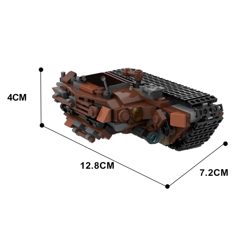 Gobricks Moc Jawa's Speeder Space Wars Plan Republic Transport Set Constructing Block Ship DO-IT-YOURSELF Toys Birthday Christmas Presents
