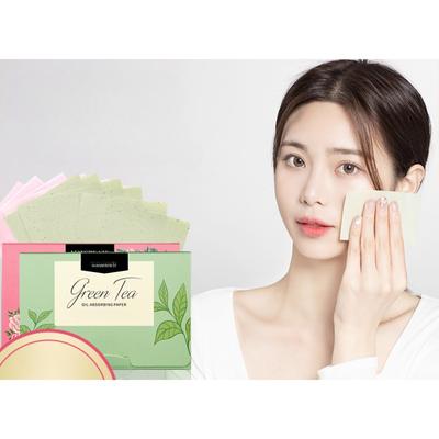 100 pçs folhas de óleo facial absorvente de óleo facial papel de controle de óleo toalhetes folhas de limpeza de rosto maquiagem ferramentas cosméticas