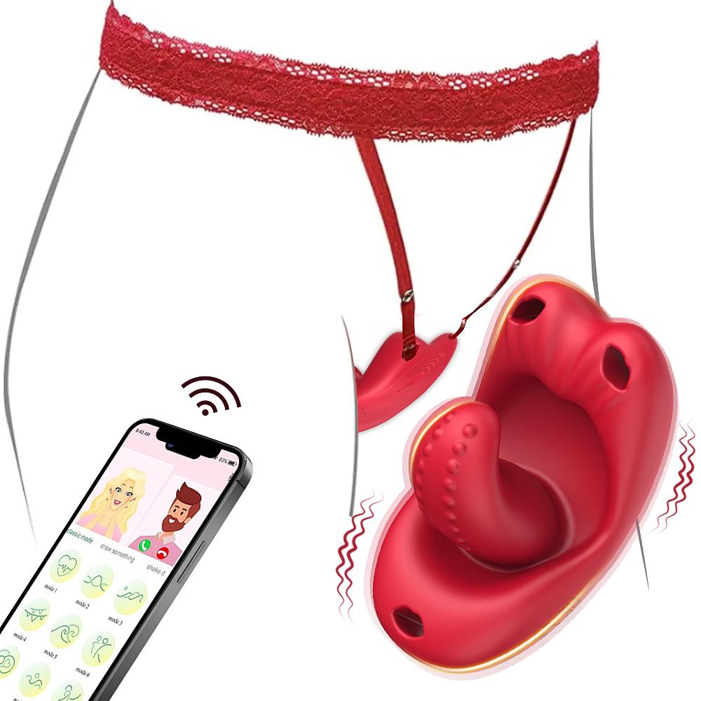 Women's Panty Vibrator APP Controlled Wearable G Spot Massager Butterfly Sex Toy for Couples Sexual Tool Female Pleasure Device