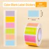 1/2/3 PCS Color Label Stickers Blank Writable Name Sticker Waterproof Index Tabs Durable Self-adhesive Stationery Supplies Tags