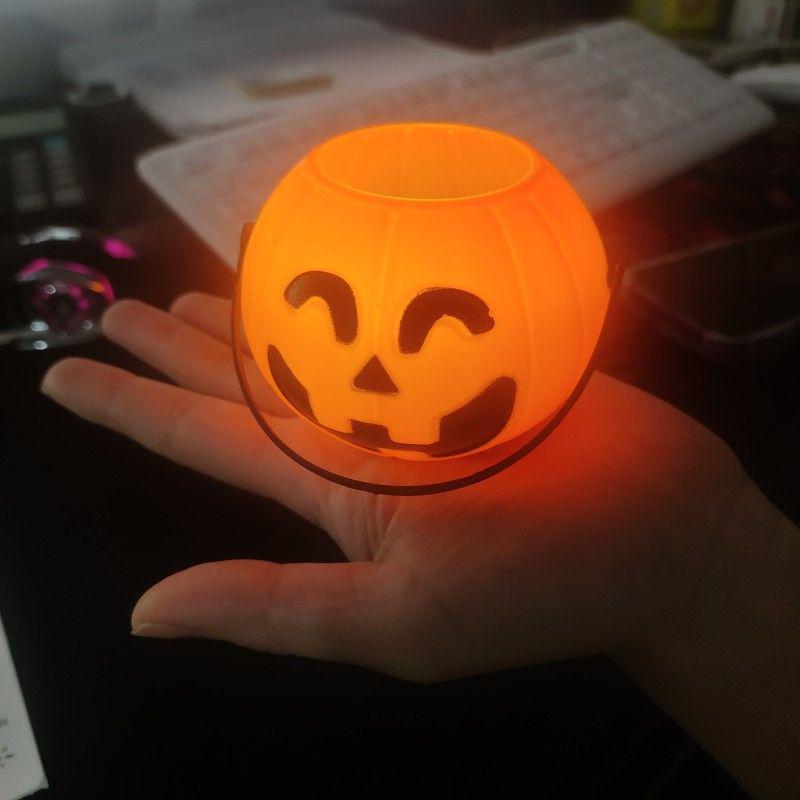 

Детский Хэллоуин Тыквенный Фонарь Корзина для Конфет - Игрушка и Украшение для Trick-or-Treat