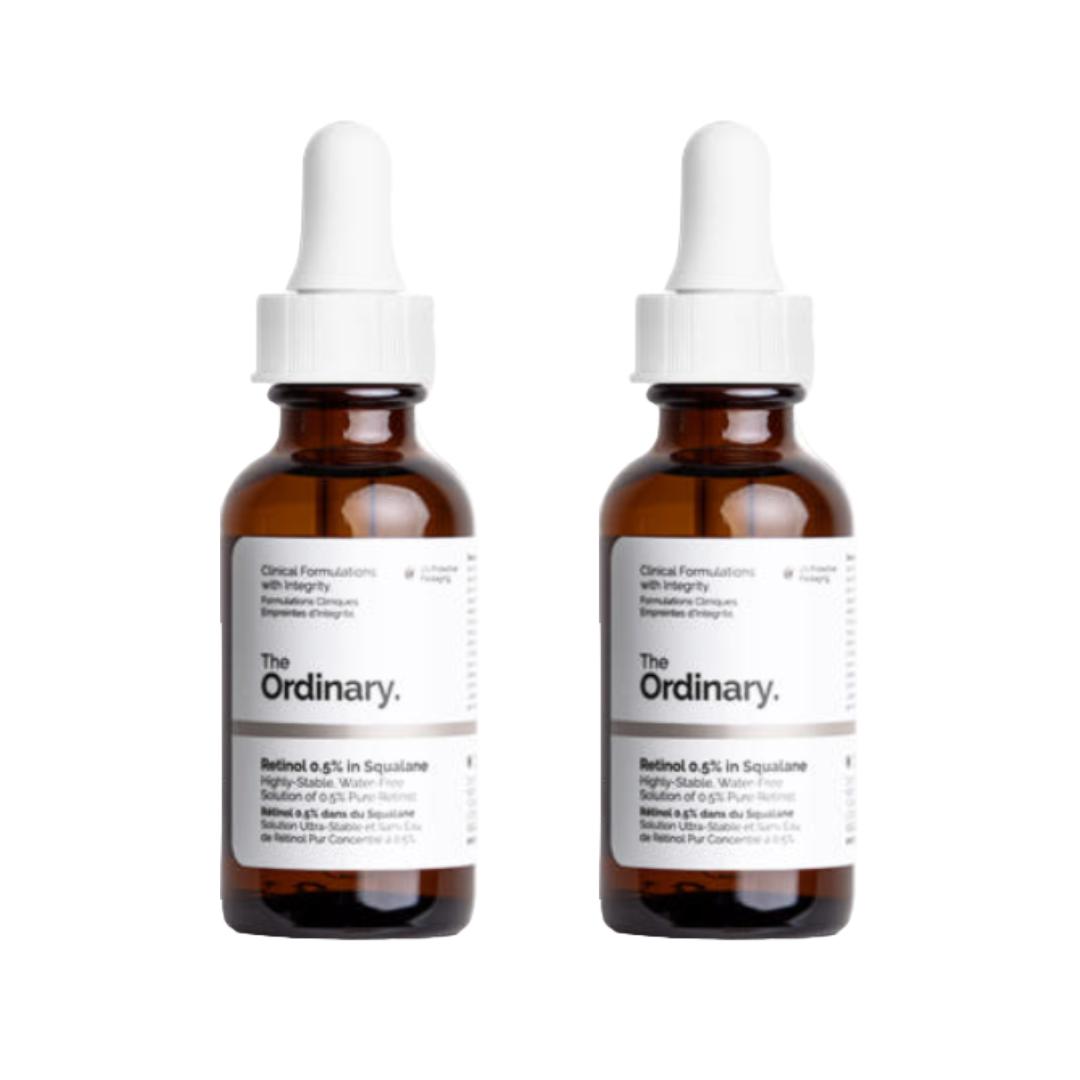 

The Ordinary Retinol 0.2% in Squalane 30ml, Retinol 0.5% in Squalane 30ml, Retinol 1% in Squalane 30ml (10 Options) #0.5% 30ml x 2pcs