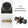 Matte Black Privacy Door Knobs for Bedroom and Bathroom With Square Rosettes Designs for Homeowners and Enthusiasts