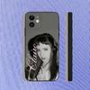 C-Clairo Charm Singer Für iPhone 17,16,15,14,13,12,11,X,XR,Air,Pro,Max,Plus Weiche Hülle Schwarze Handyhülle