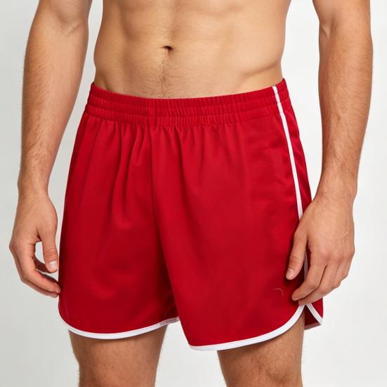 Sommer Herren Sportshorts Schnelltrocknend Atmungsaktiv Fitnessstudio Workout Kurze Hosen Elastischer Bund Kordelzug Athletisch Laufen Fitnessshorts