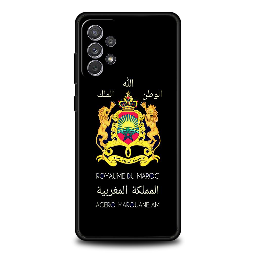 Moroccan flag Maroc Morocco Phone Case For Samsung A15 A13 A35 A55 A51 A71 A41 A31 A21S A03S A05 A23 A25 A33 A53 A73 5G Cover