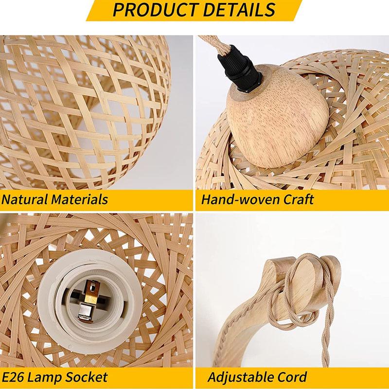 Retro Bamboo Weave Bedside Wall Lamp - Japanese Rattan and Wood Lighting Fixture for Rustic Bedrooms and Restaurants